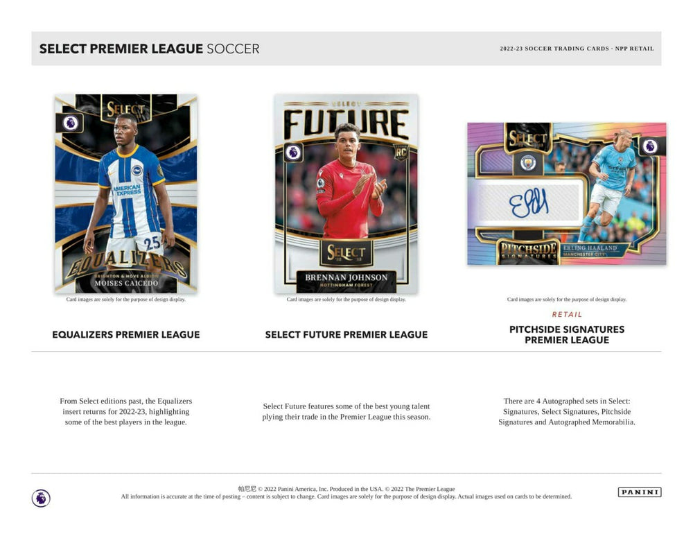 2022/23 Panini Select Premier League Soccer Mega Box - Taass Online