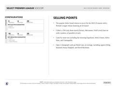 2022/23 Panini Select Premier League Soccer Mega Box - Taass Online