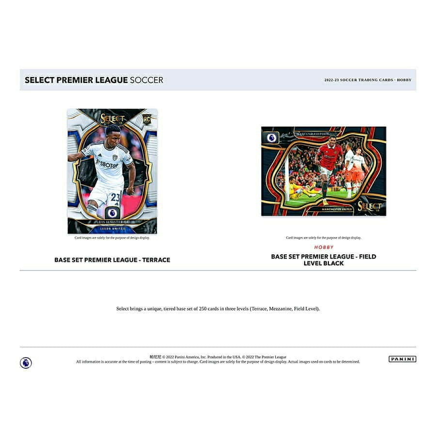 2022/23 Panini Select Premier League Soccer Hobby Box - Taass outlet