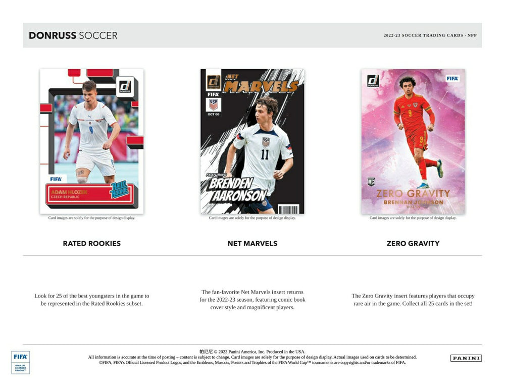 2022/23 Panini Donruss Soccer (Fußball) Fat-Pack Box - Taass US