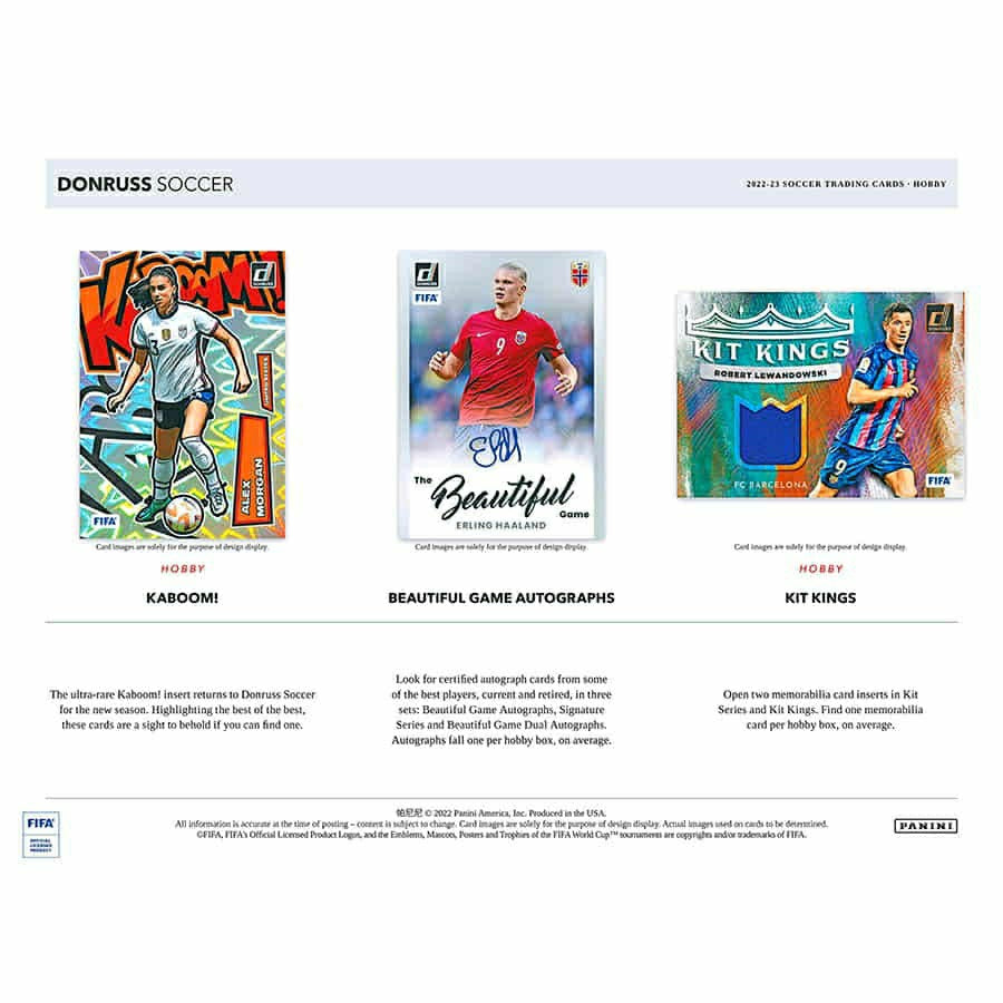 2022/23 Panini Donruss Soccer (Fußball) Hobby Box - Taass sale