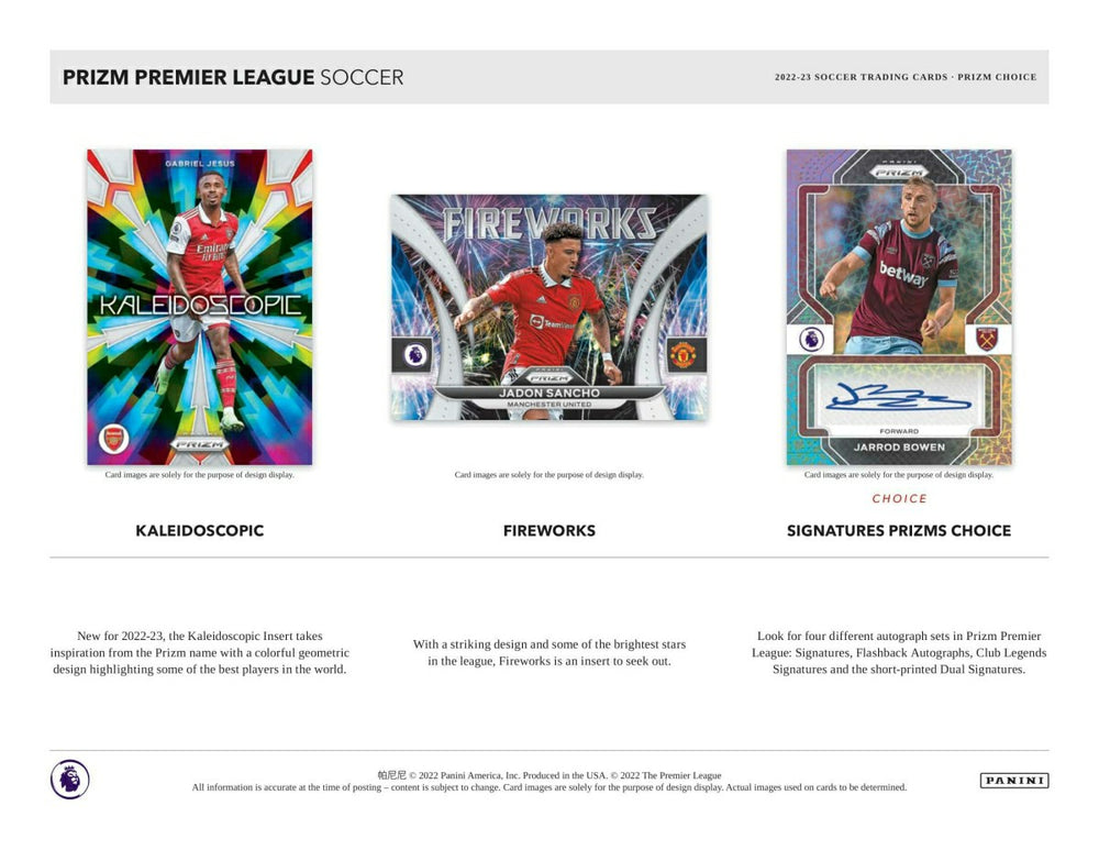 2022/23 Panini Prizm Premier League Soccer EPL Choice Box - Taass Online
