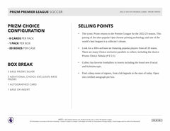 2022/23 Panini Prizm Premier League Soccer EPL Choice Box - Taass Online