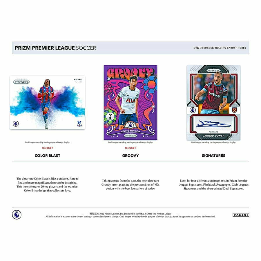 2022/23 Panini Prizm Premier League Soccer EPL Hobby Box - Taass outlet