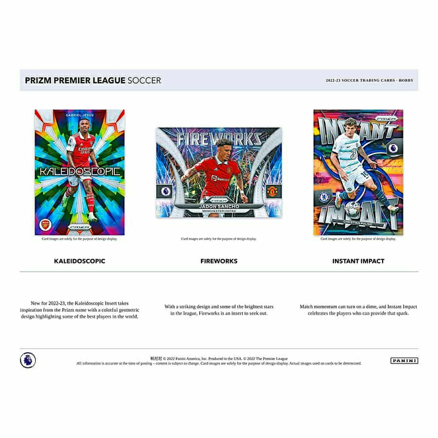 2022/23 Panini Prizm Premier League Soccer EPL Hobby Box - Taass outlet