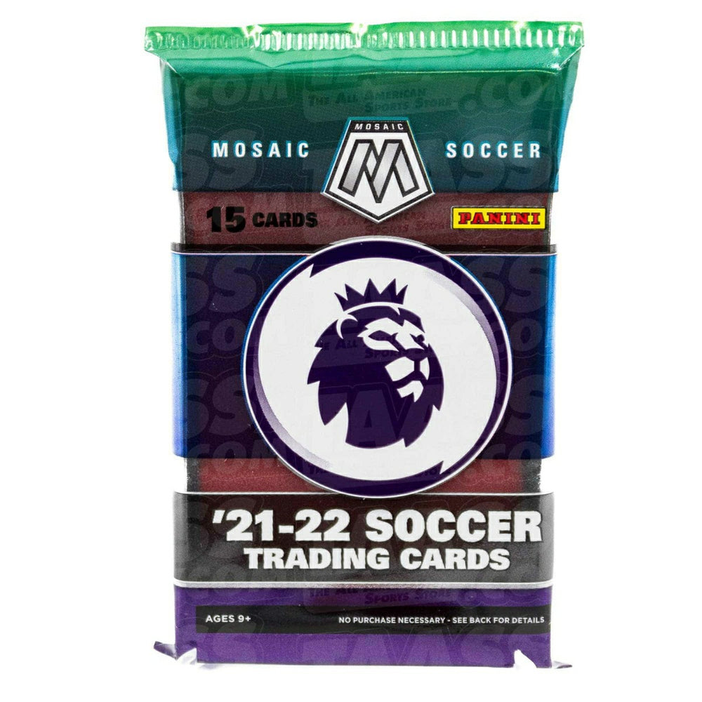 2021/22 Panini Mosaic Premier League EPL Soccer Hobby Booster Pack - Taass US