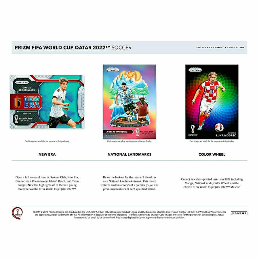 2022 Panini Prizm FIFA World Cup Soccer Hobby Box - Taass discount