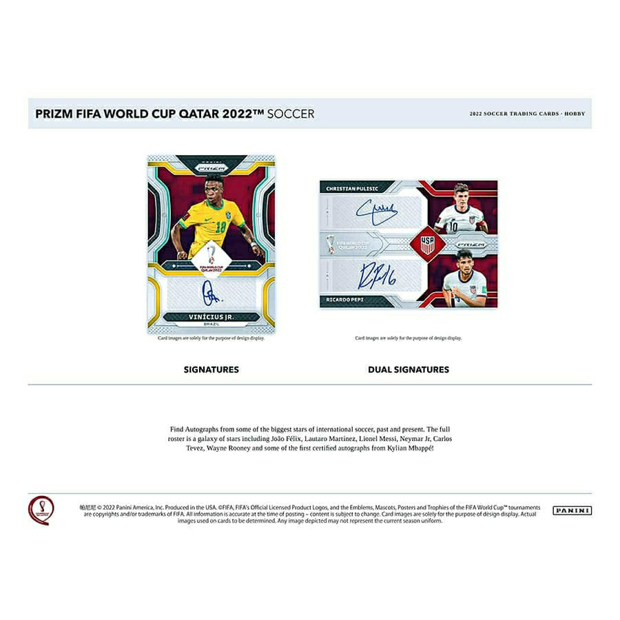 2022 Panini Prizm FIFA World Cup Soccer Hobby Box - Taass discount