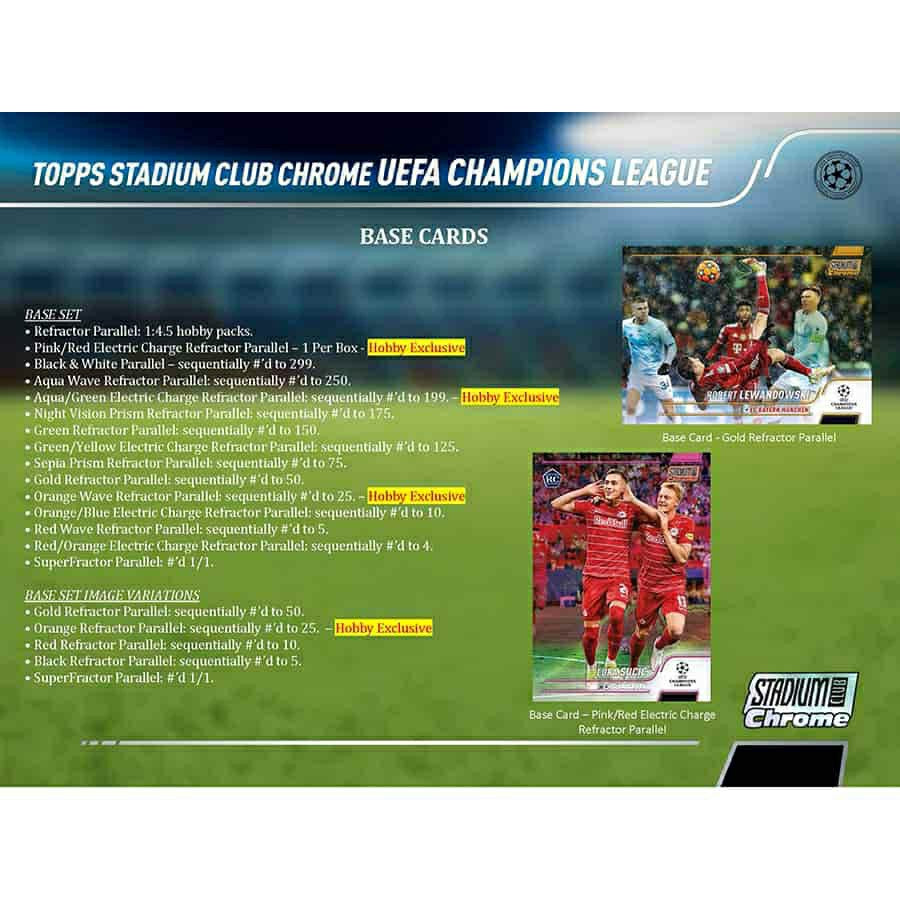 2021/22 Topps UEFA Champions League Stadium Club Chrome Soccer Hobby Box - Taass on sale