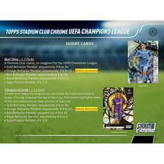 2021/22 Topps UEFA Champions League Stadium Club Chrome Soccer Hobby Box - Taass on sale
