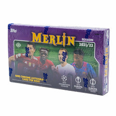 2021/22 Topps UEFA Champions League Merlin Chrome Soccer Hobby Box - Taass sale