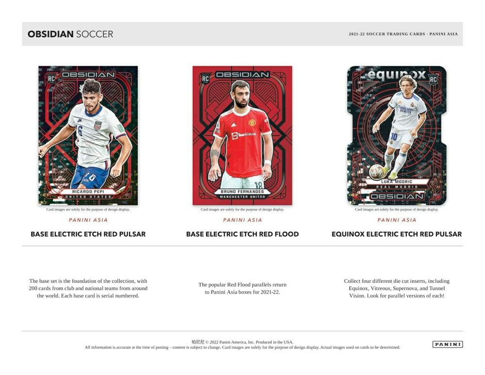 2021/22 Panini Obsidian Soccer (Fußball) Asia Tmall Box - Taass for sale