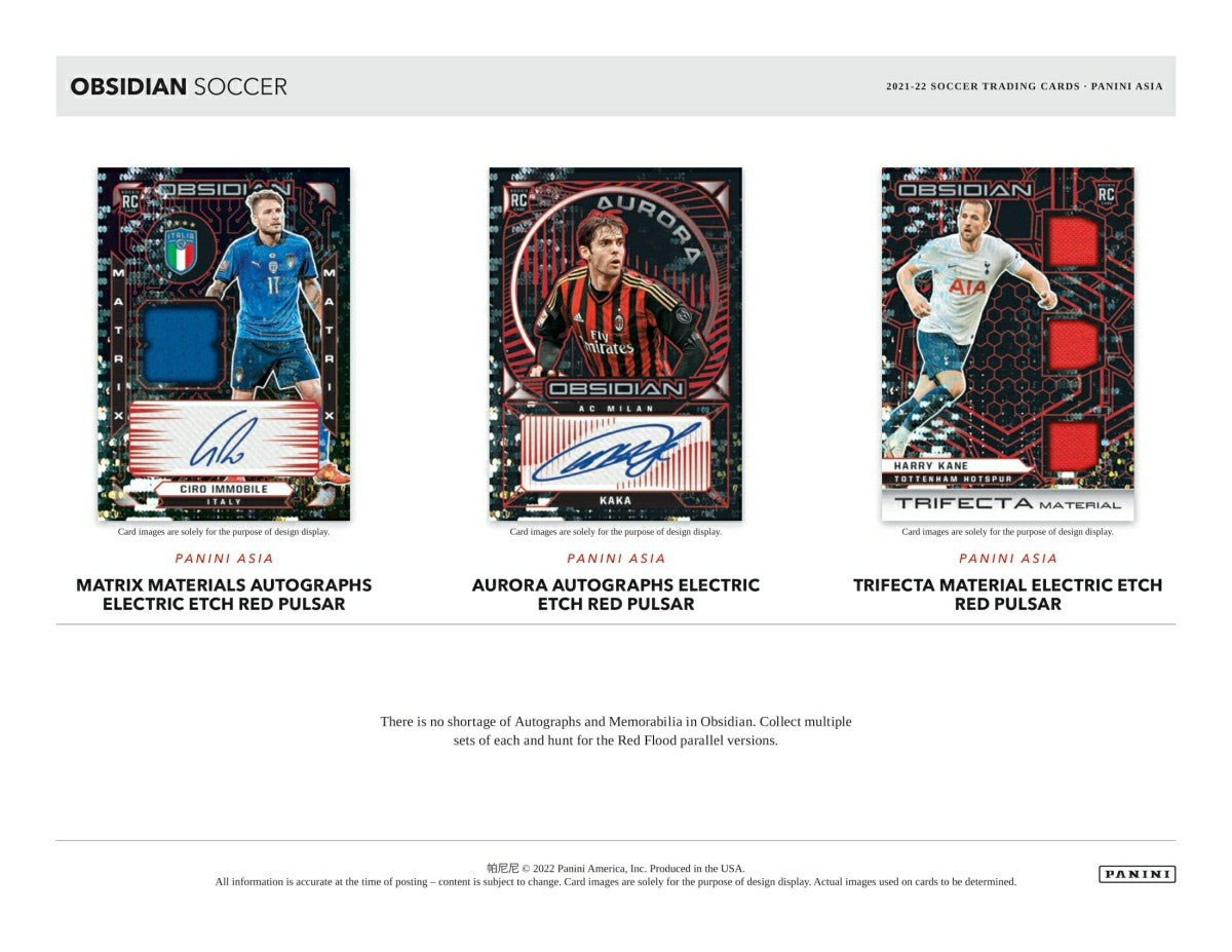2021/22 Panini Obsidian Soccer (Fußball) Asia Tmall Box - Taass for sale