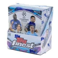 2021/22 Topps Finest UEFA Champions League Soccer Hobby Box - Taass Online