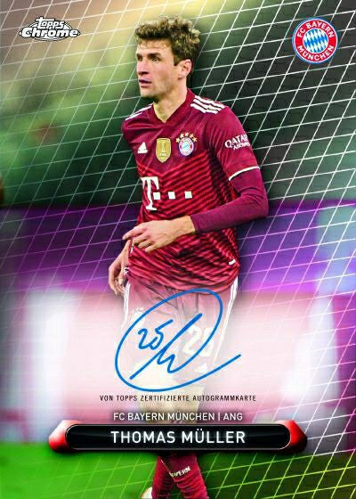 2022 Topps Chrome FC Bayern München Soccer (Fussball) Set - Taass outlet
