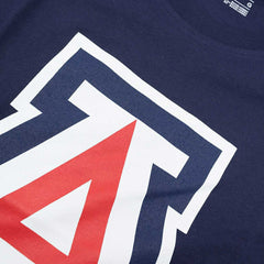 Arizona Wildcats Primary Logo NCAA T-Shirt Navy - Taass Online