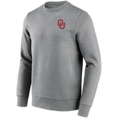 Oklahoma Sooners Boomer Sooner Crew Sweatshirt Gray - Taass discount