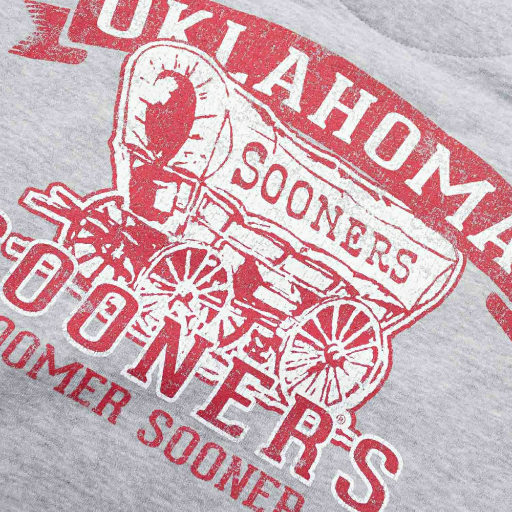 Oklahoma Sooners Boomer Sooner Crew Sweatshirt Gray - Taass discount