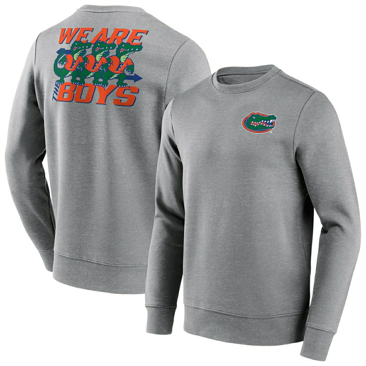 Florida Gators We Are Gator Boys Crew Sweatshirt Gray - Taass discount