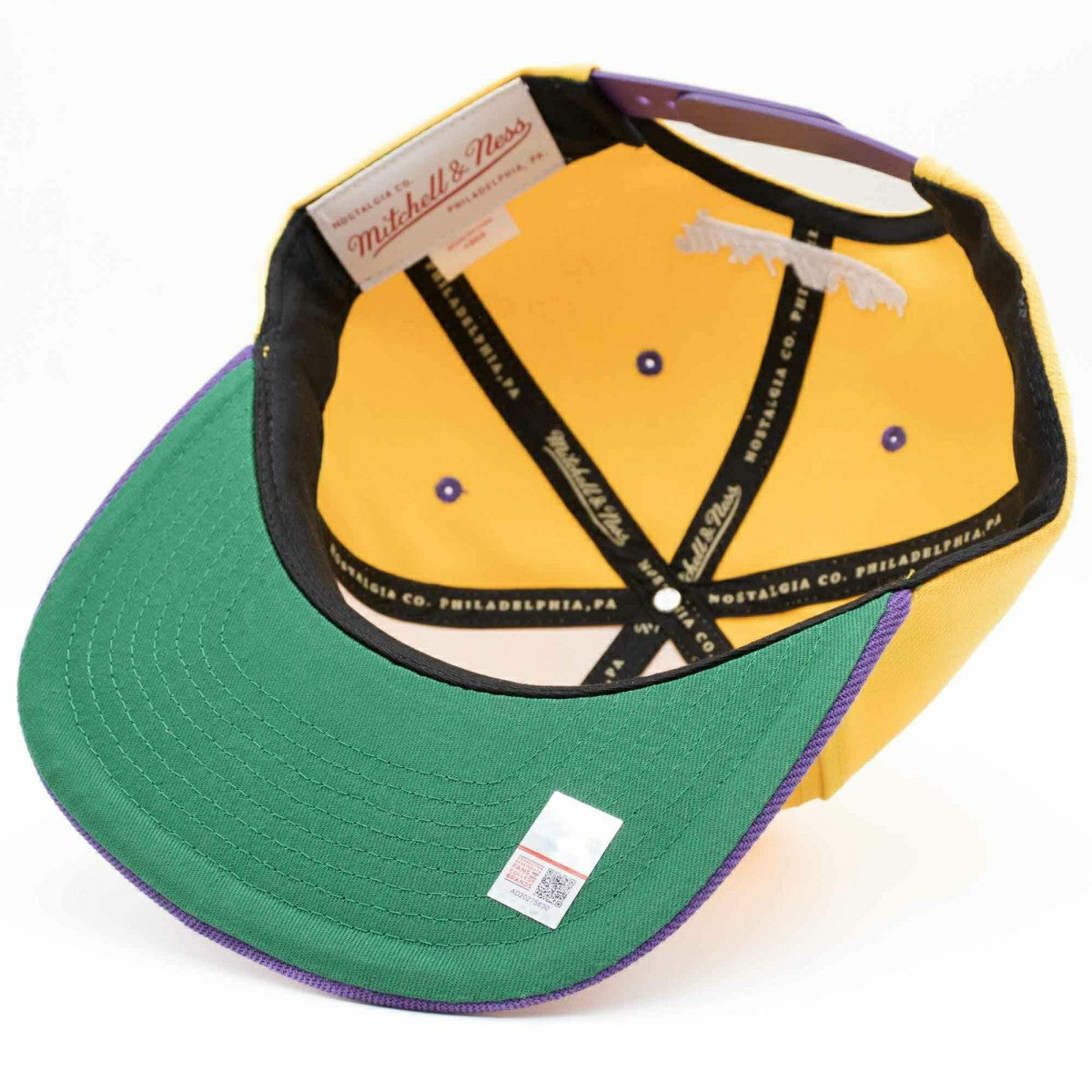 LSU Tigers Transcript Mitchell & Ness Snapback NCAA Cap - Taass on sale