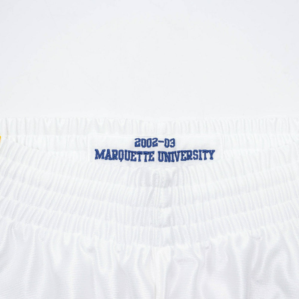 Marquette Golden Eagles 2002-03 Mitchell & Ness Authentic NCAA Shorts White - Taass discount